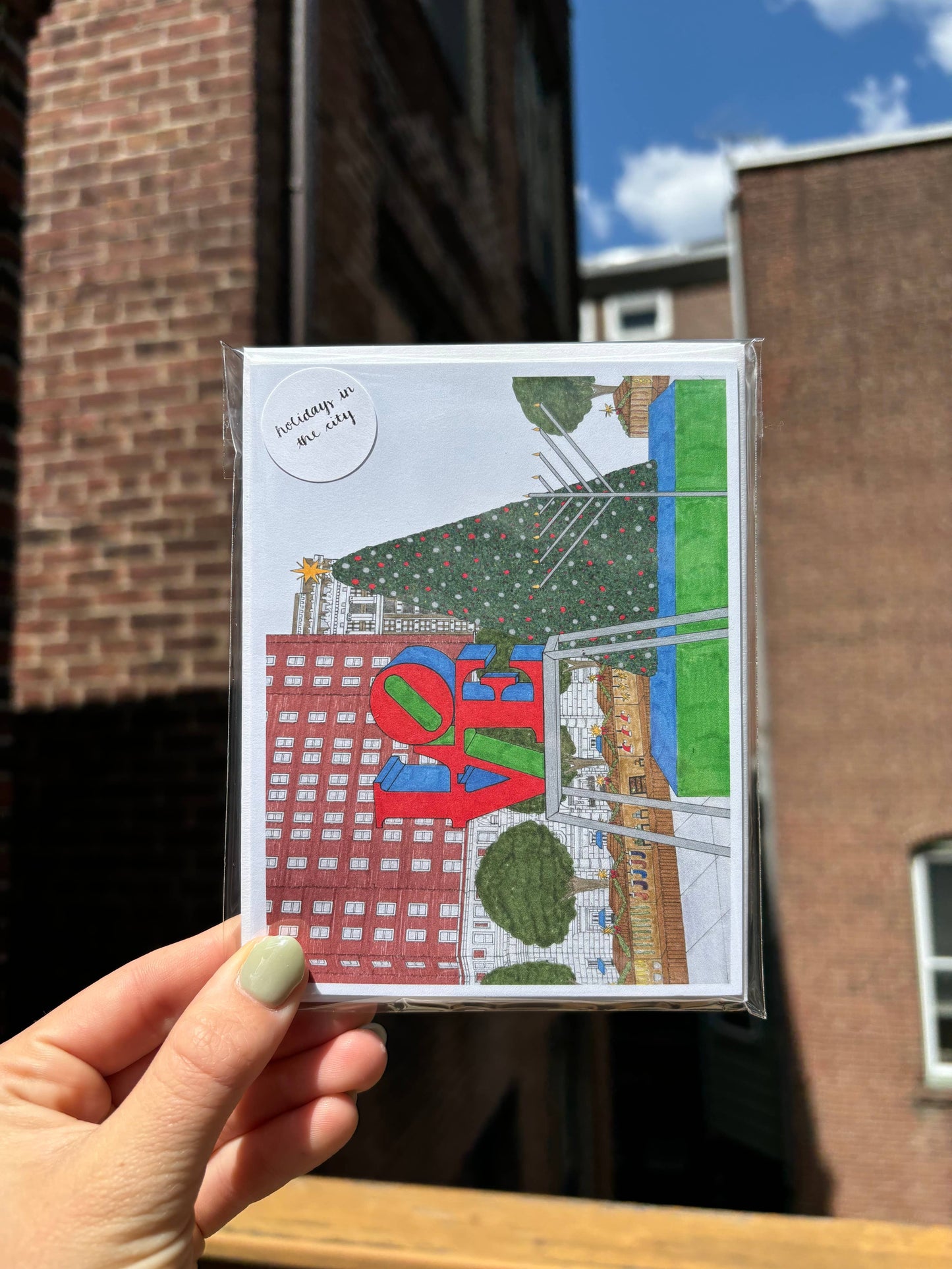 Holidays in the City Assorted 5-Pack Greeting Cards