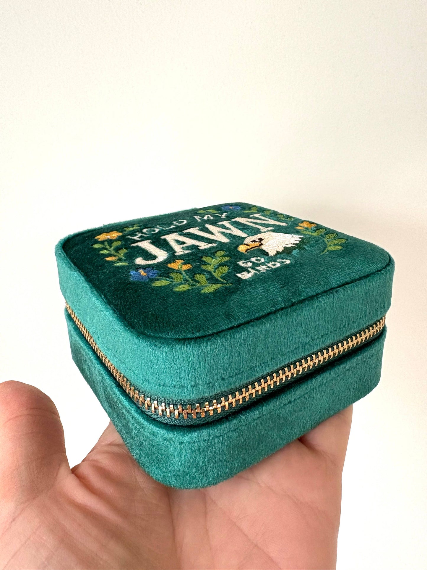 Hold My Jawn  Jewelry Travel Case Box Philadelphia Eagles