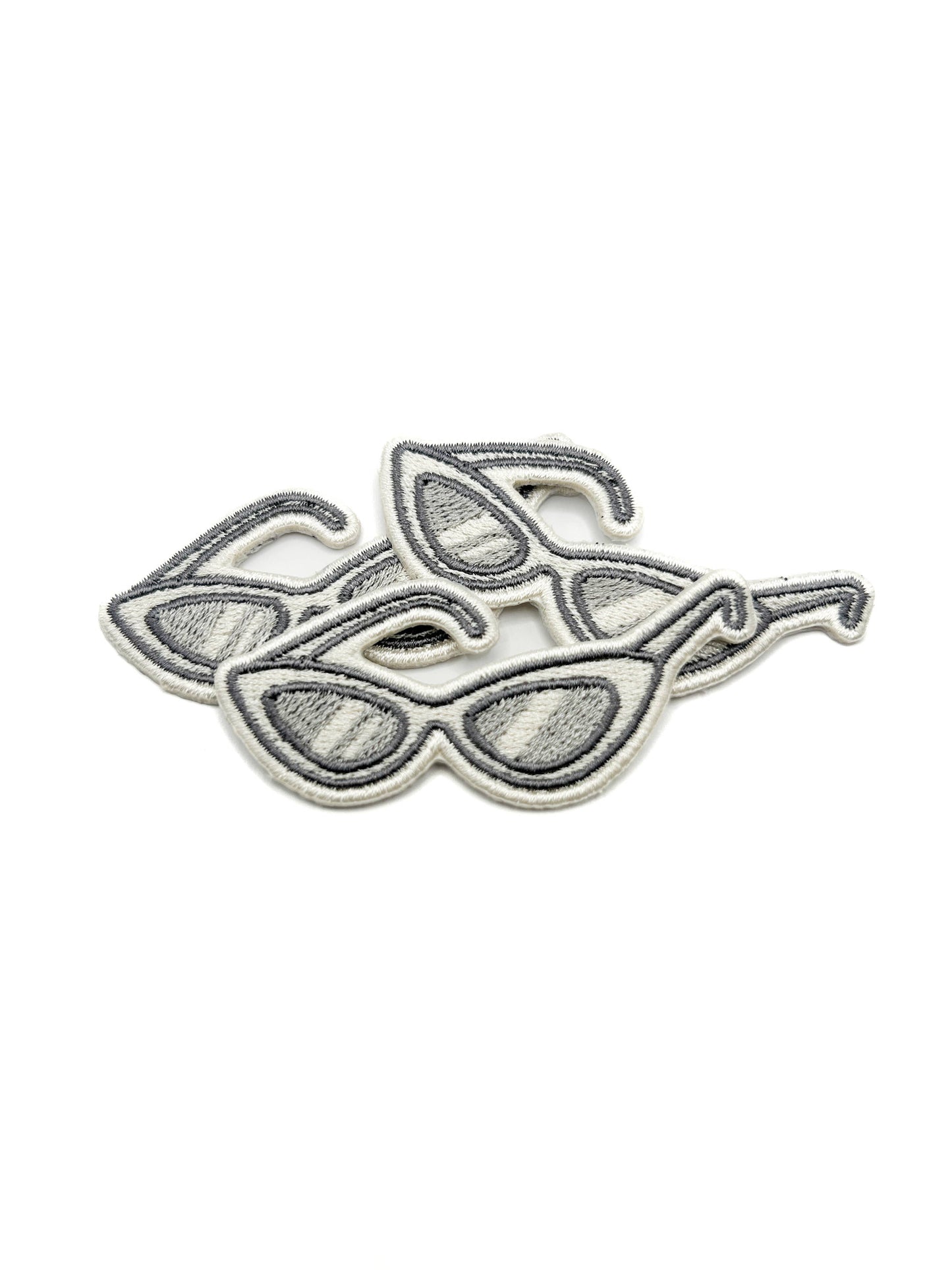 Cat Eye Sunglasses Embroidered Patch Retro Sunglasses Patch