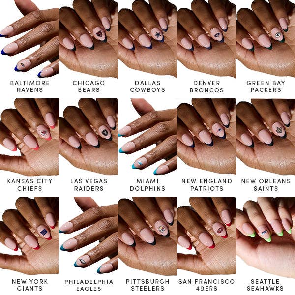 Glamnetic x Fanatics Eagles NFL Press-On Nail Collection
