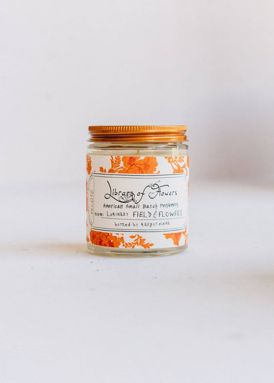 Field and Flowers Soy Wax Luminary Jar Candle