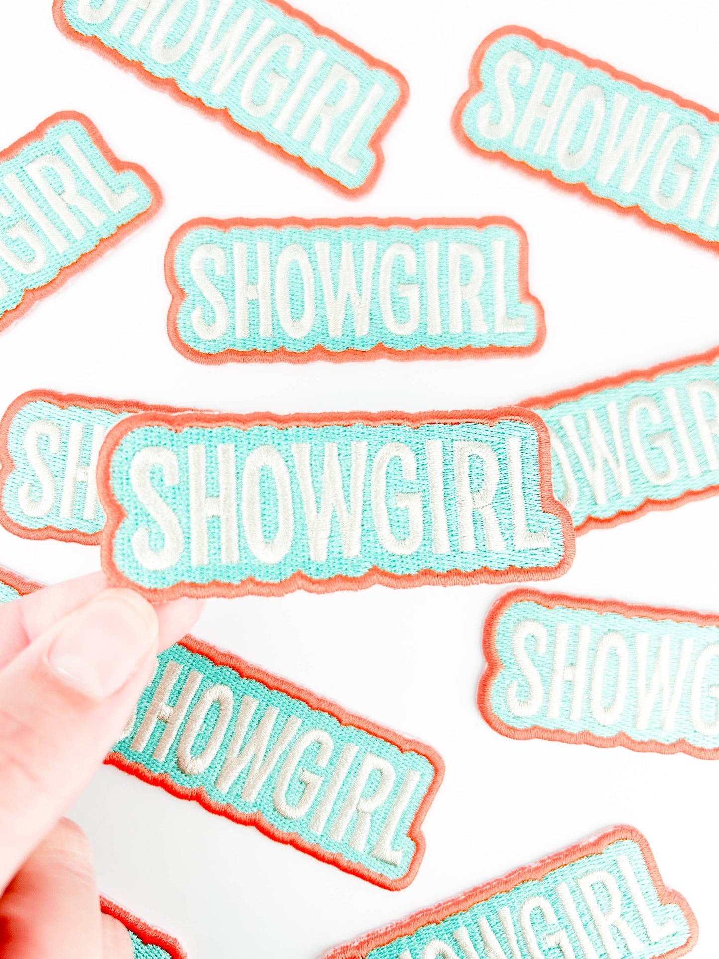 Showgirl Patch | Western Cowgirl Embroidered Iron On Patch