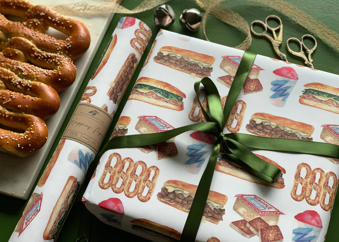 Philly Food Wrapping Paper