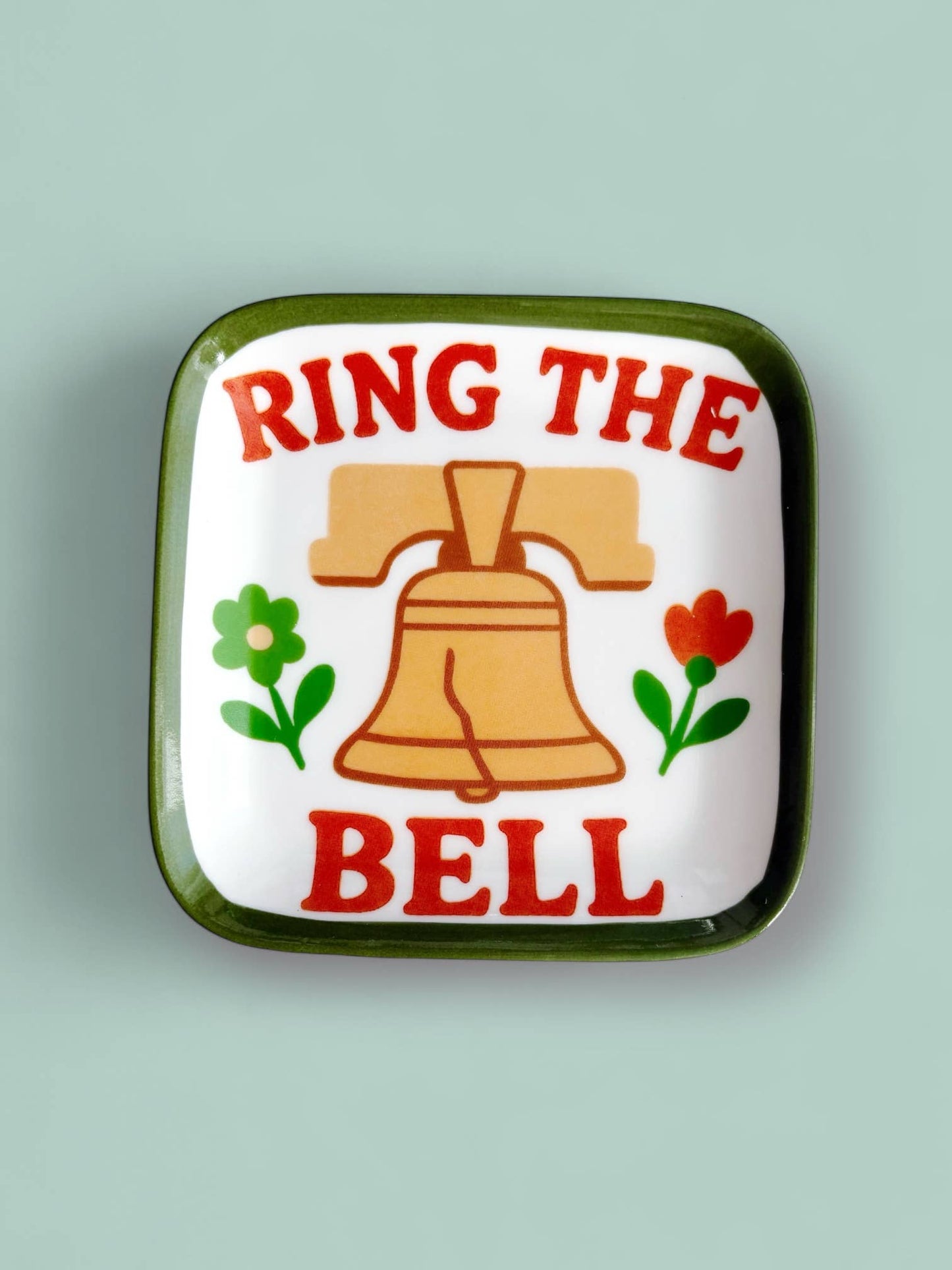 Ring The Bell Ceramic Trinket Jewelry Dish Philadelphia