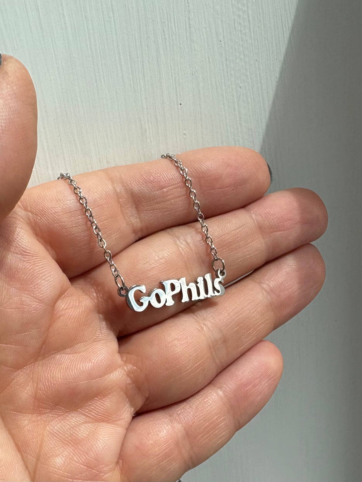 Go Phils Charm Necklace ~ Gold