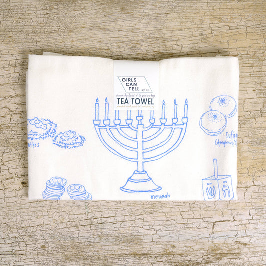 Hanukkah Tea Towel | dish towels