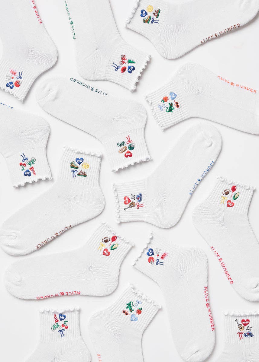 Philadelphia Icons Ruffle Sock