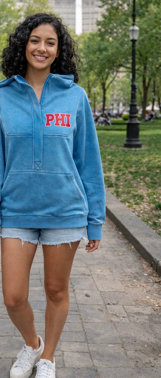 Phillies spring 1/2 Zip Hoodie