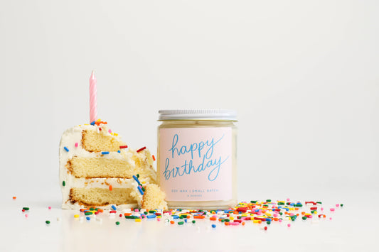 Happy Birthday - 8 oz Soy Candle