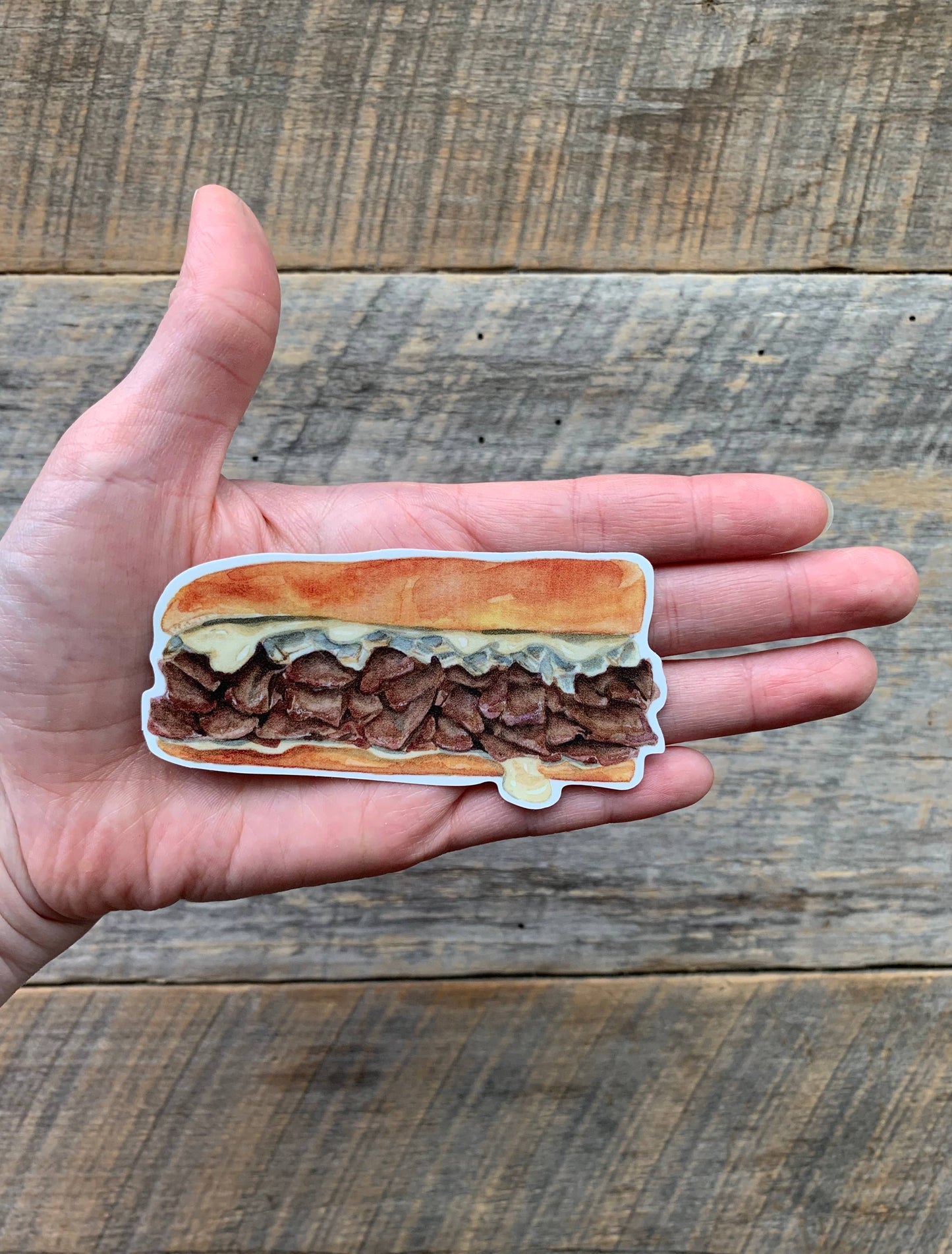 Philadelphia Cheese Steak Vinyl Sticker