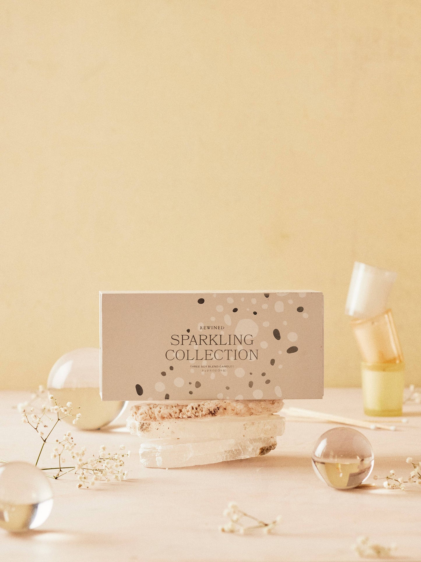 Rewined Sparkling Candle Gift Set