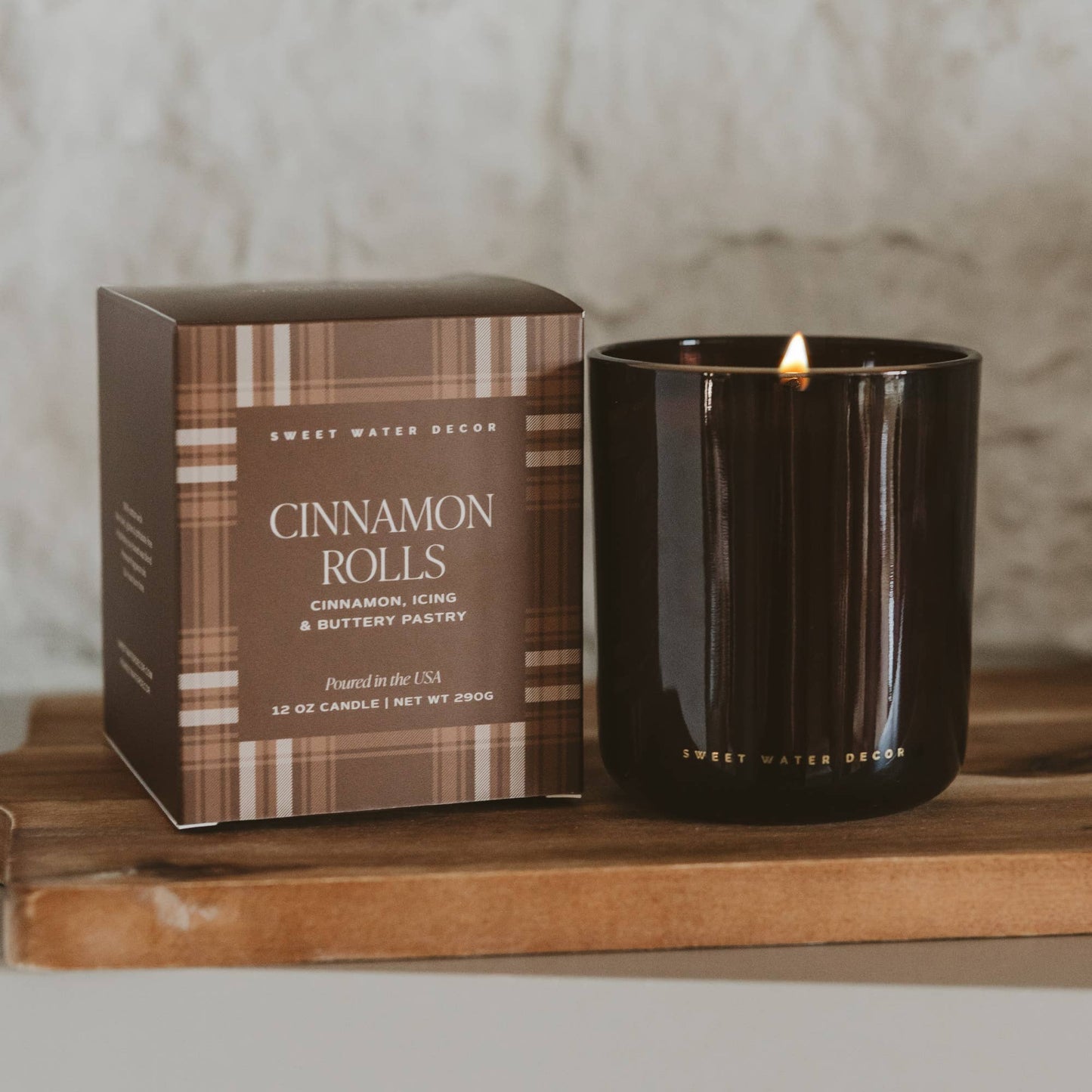 *NEW* Cinnamon Rolls 12 oz Boxed Soy Candle - Fall Decor