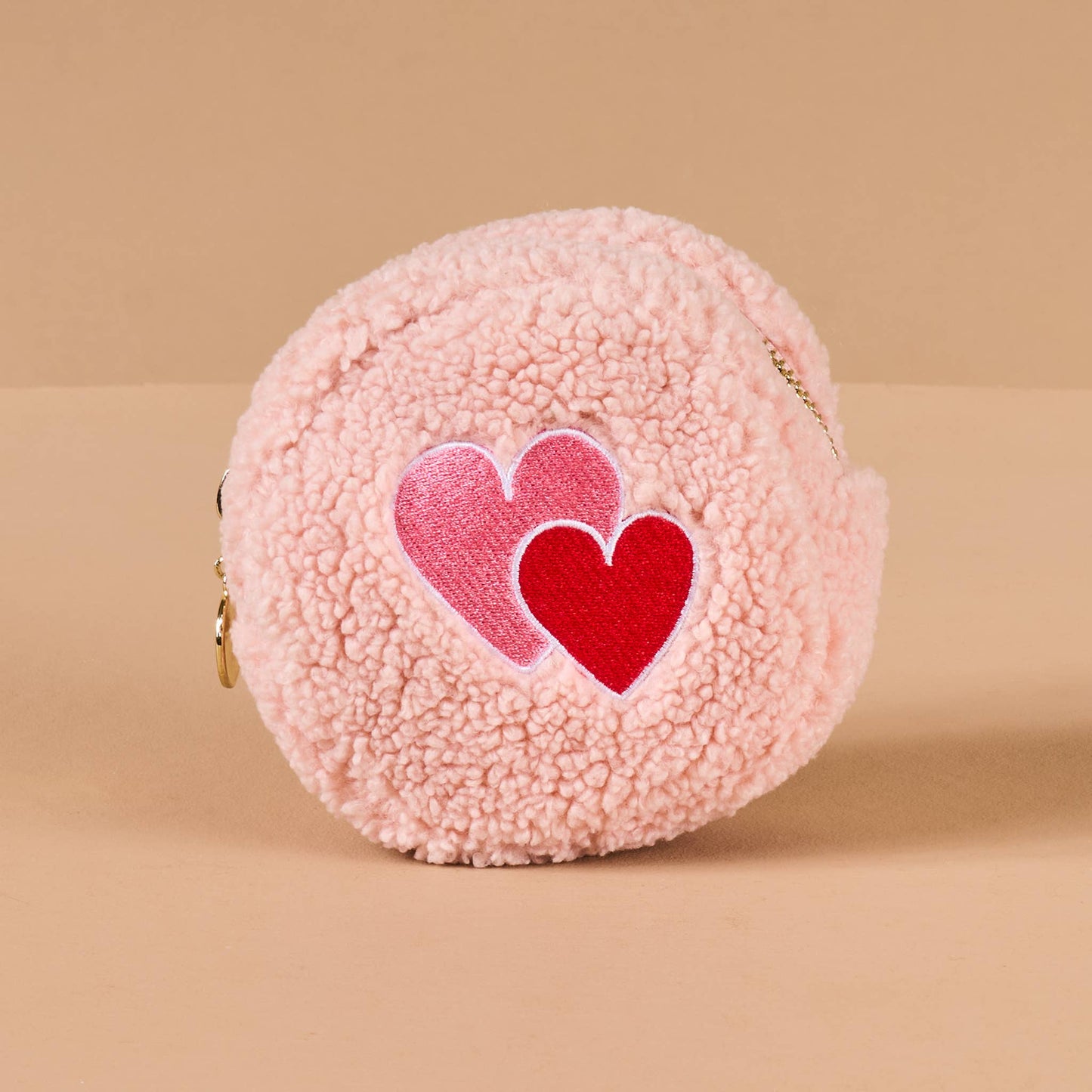 Teddy Pouch-Circle Heart to Heart