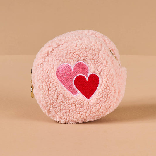 Teddy Pouch-Circle Heart to Heart