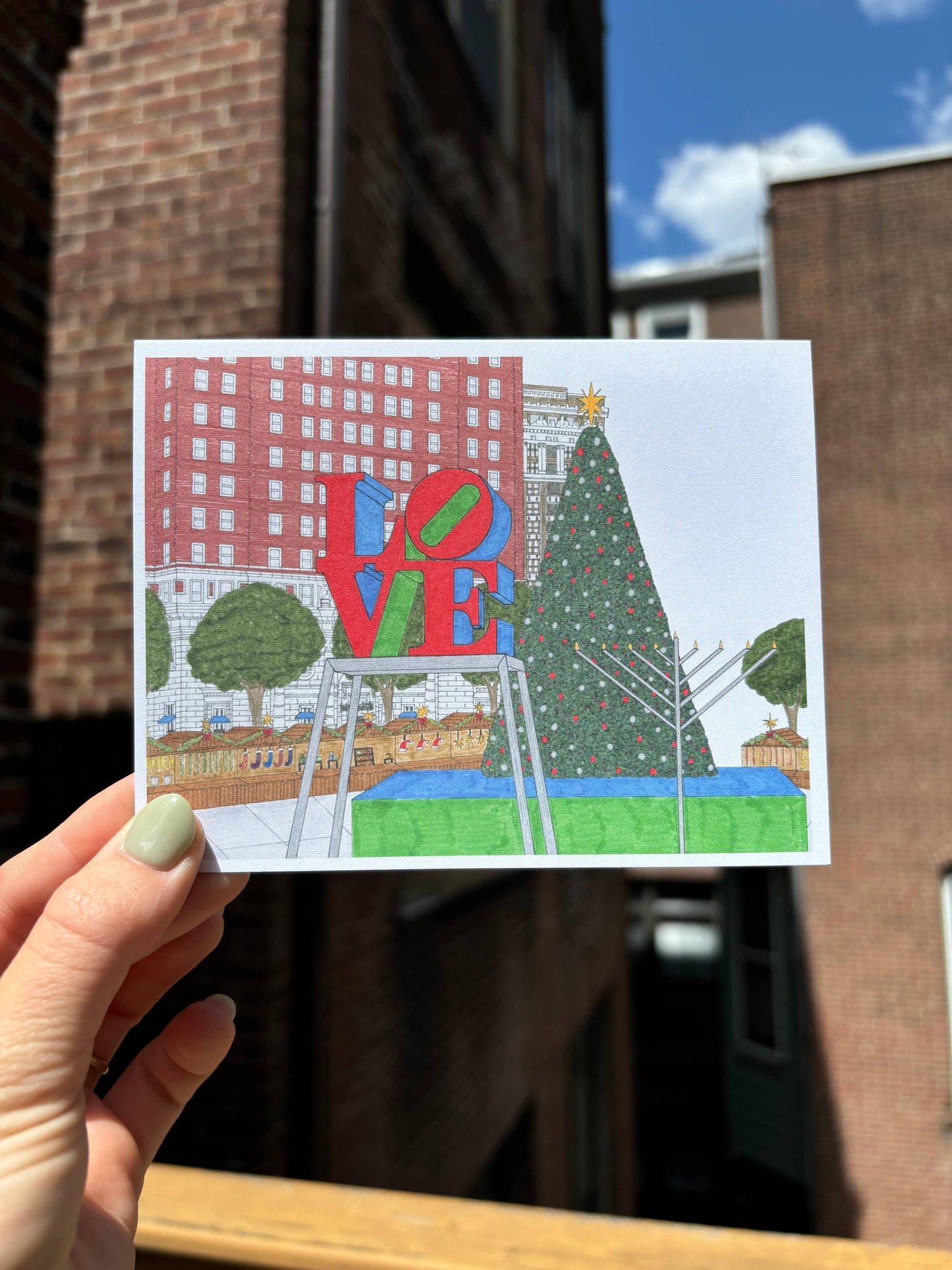 Holidays in the City Assorted 5-Pack Greeting Cards