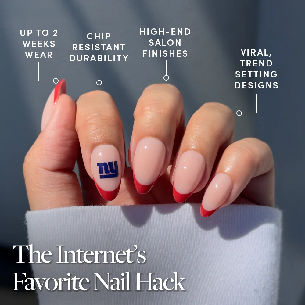 Glamnetic x Fanatics Eagles NFL Press-On Nail Collection