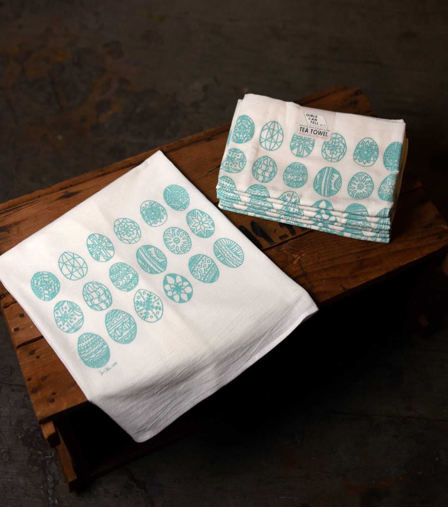 Easter Egg Tea Towel | Easter Eggs Kitchen Towels