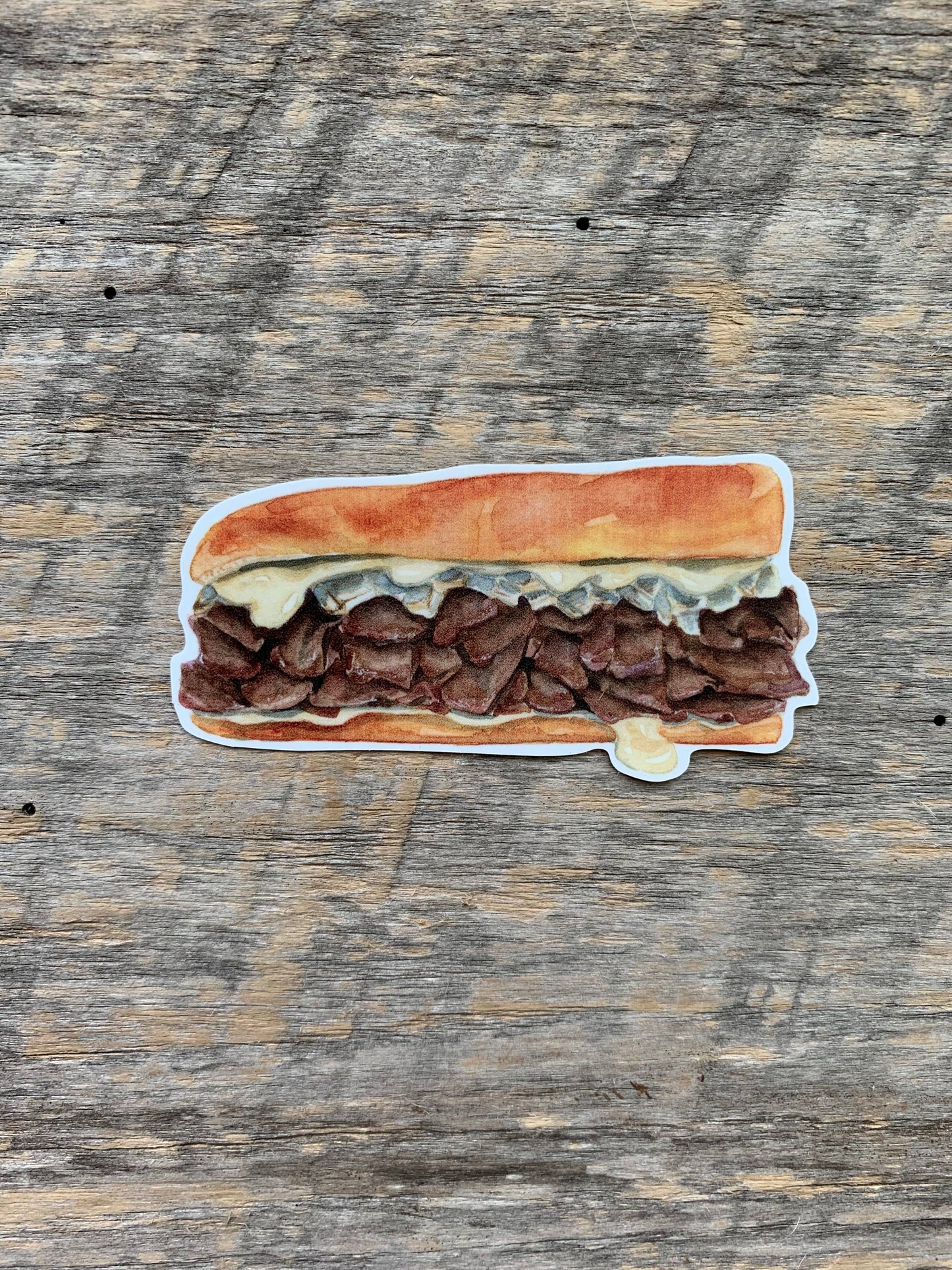 Philadelphia Cheese Steak Vinyl Sticker