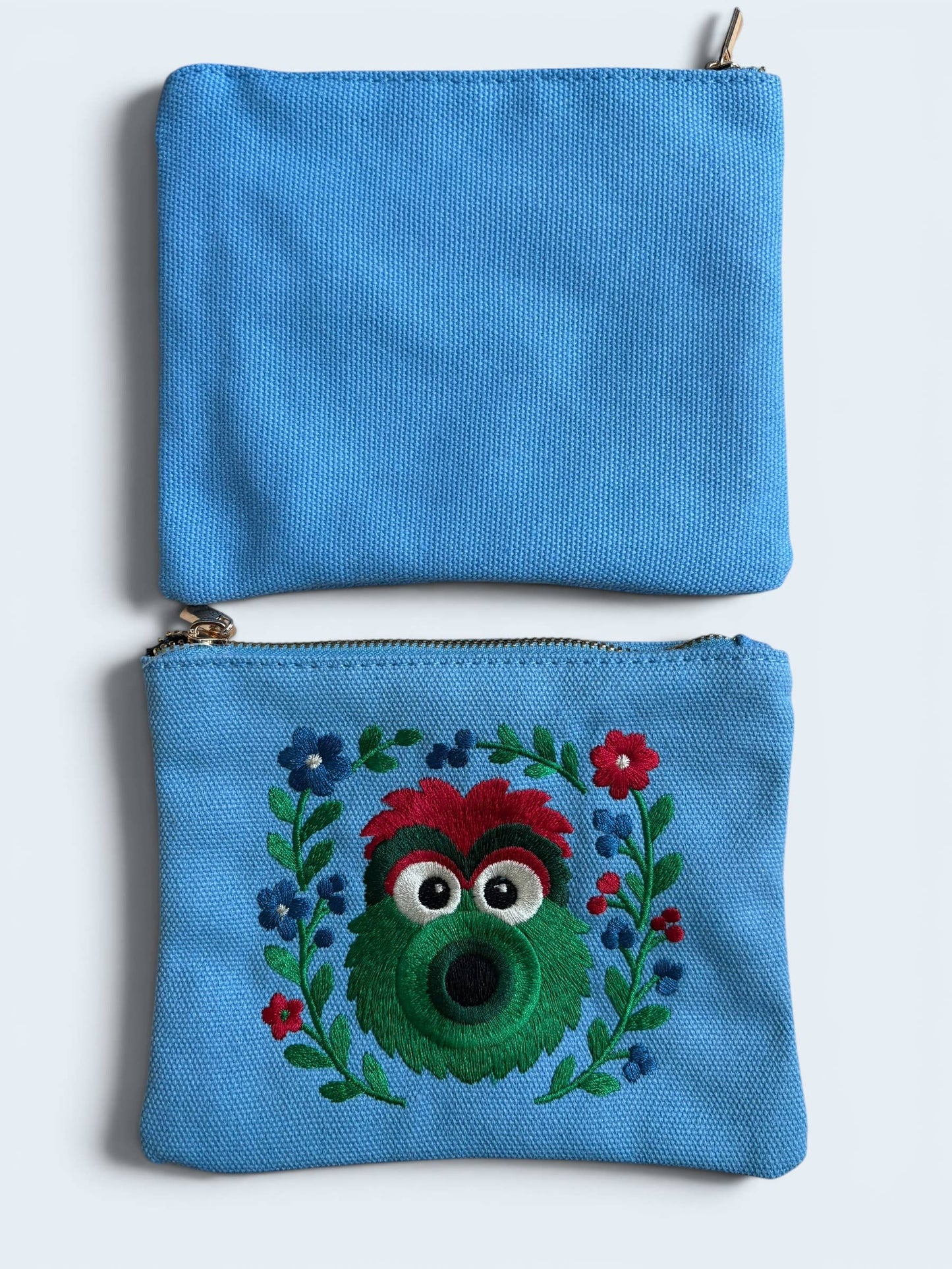 Baseball Mascot Embroidered Pouch Wallet Philadelphia Philly