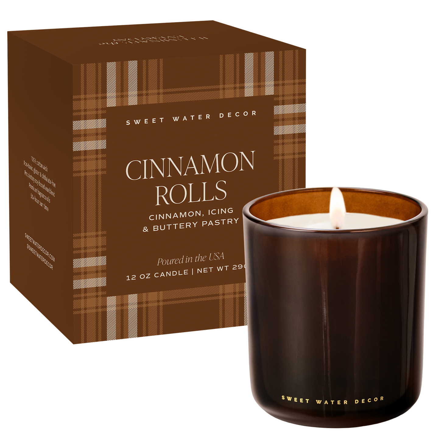 *NEW* Cinnamon Rolls 12 oz Boxed Soy Candle - Fall Decor