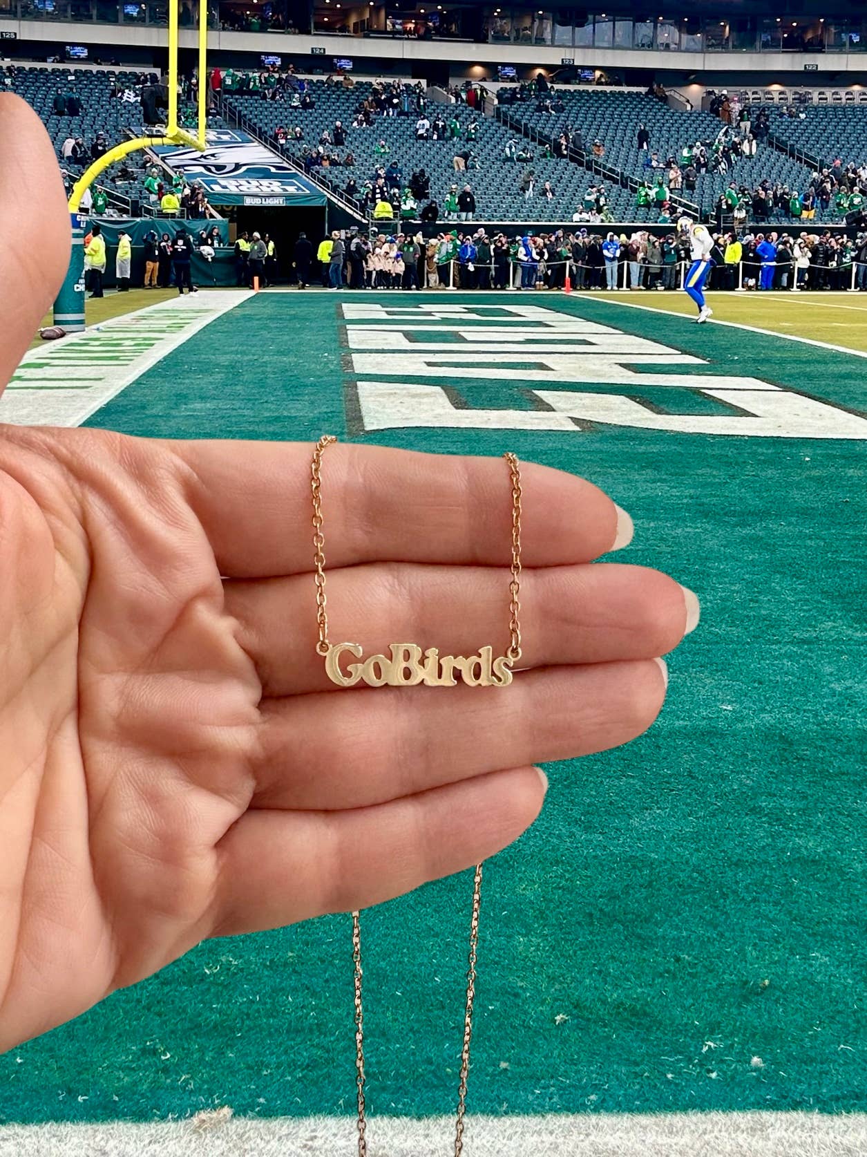 Go Birds Charm Necklace ~ Gold