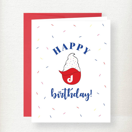 Philadelphia Phillies Ice Cream Birthday Greeting Card