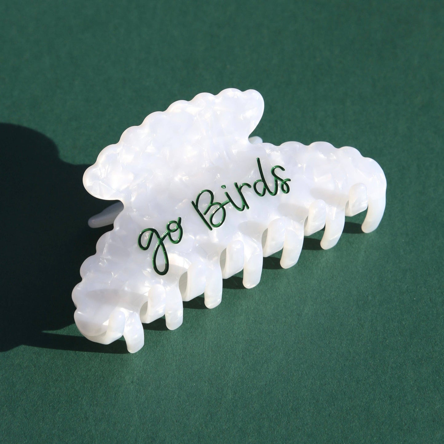 Go Birds Clip in Pearl