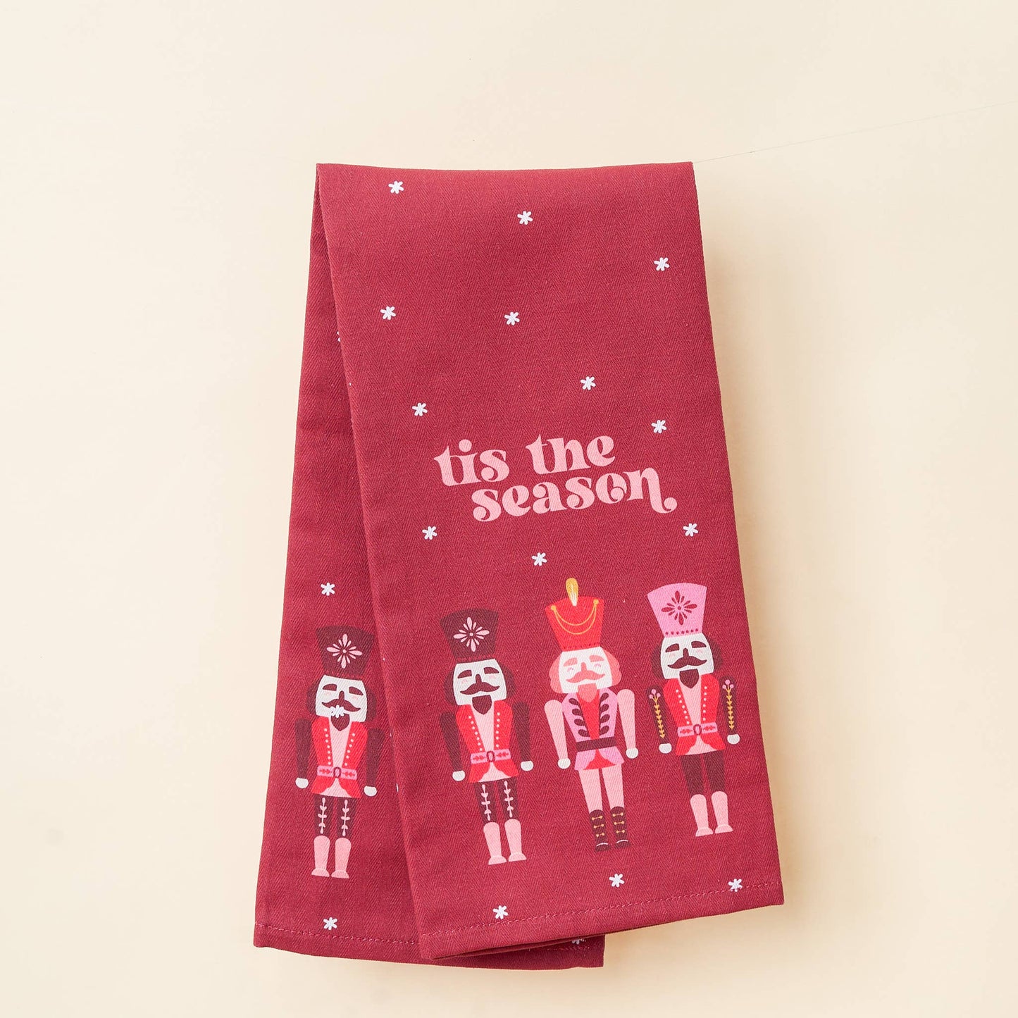 Tea Towel-Tis the Season Nutcracker