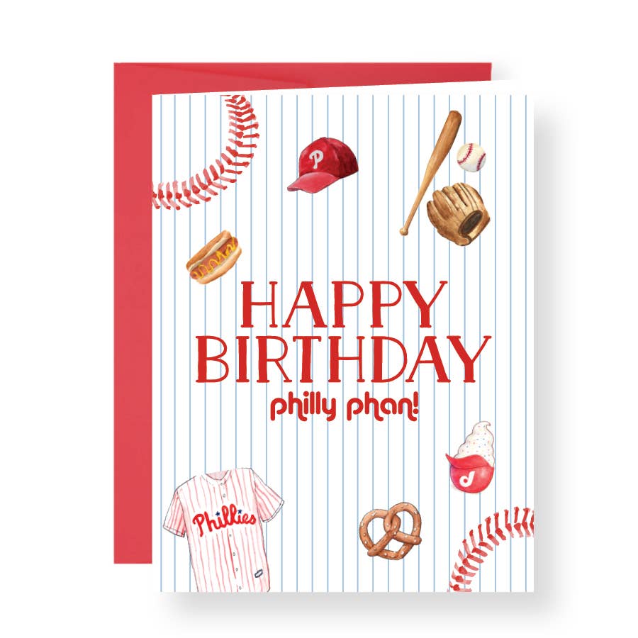 Philadelphia Philly Phan Birthday Greeting Card