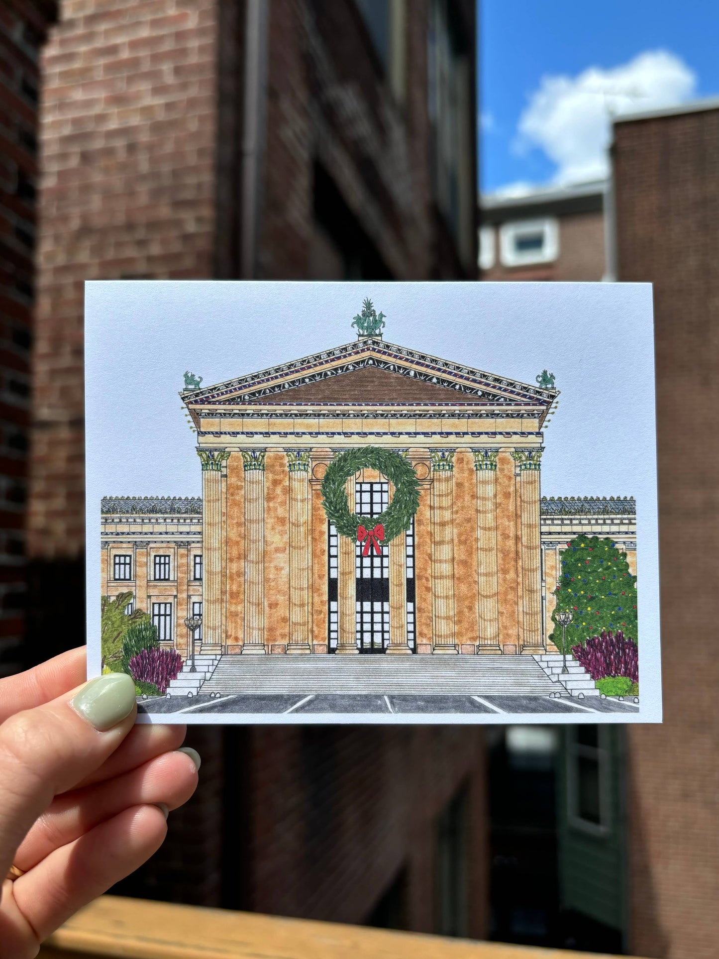 Holidays in the City Assorted 5-Pack Greeting Cards